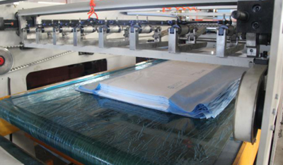 全自動橫切機-輸送帶，成品整理，折射光電